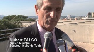 ITV Hubert Falco fête du livre de Toulon 2012 CG83